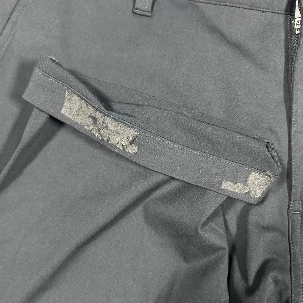 Rhone Commuter Pants Mens 34 Black Slim Straight Performance Trousers 100161